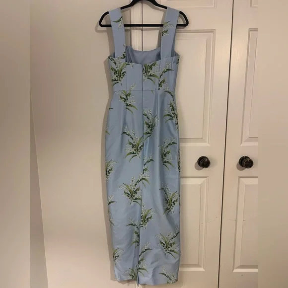 Lily of the Valley Maxi Dress in Blue and Green - Picture 5 of 9